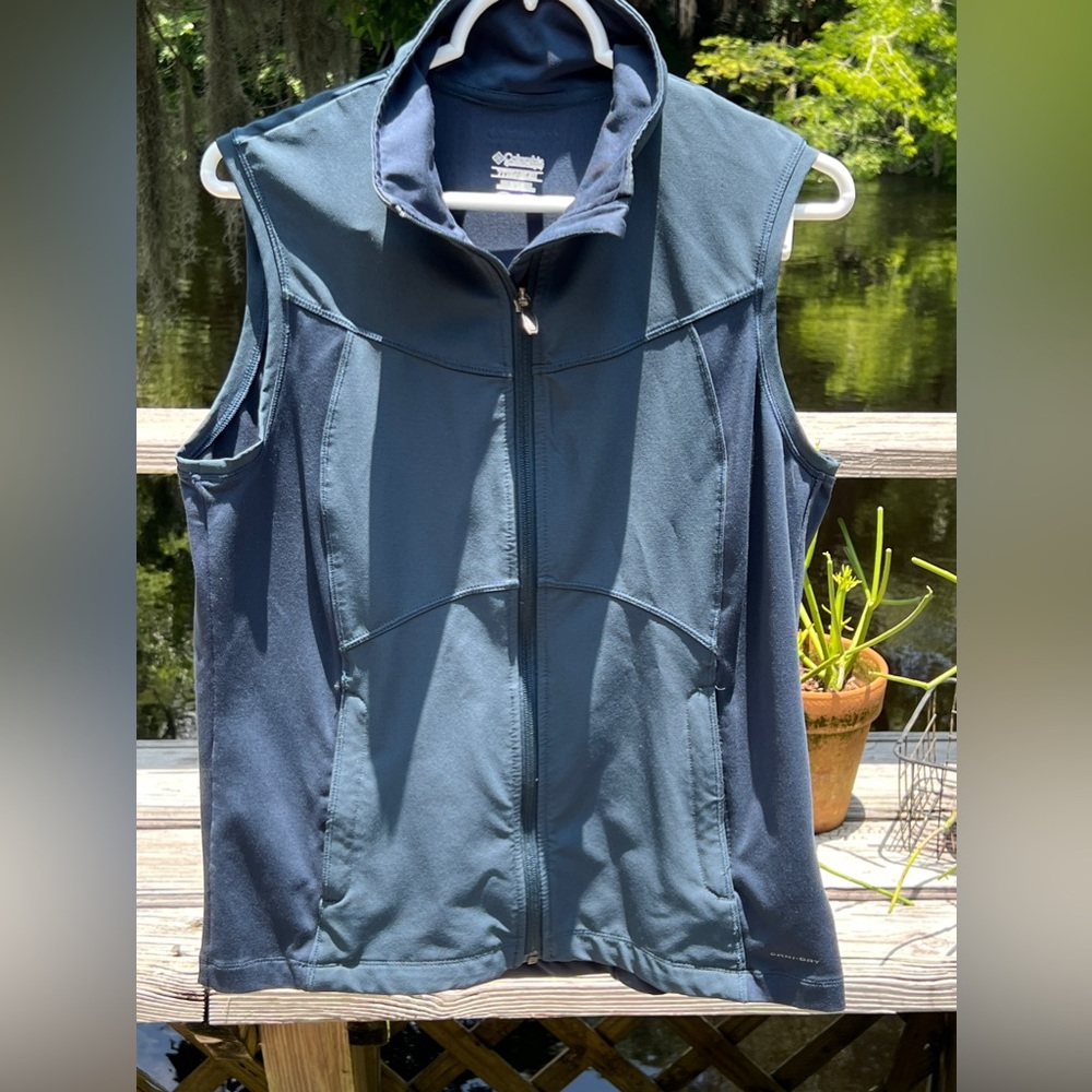 🐟 COLUMBIA Omni-Dri Titanium Vest | Slate blue | L
